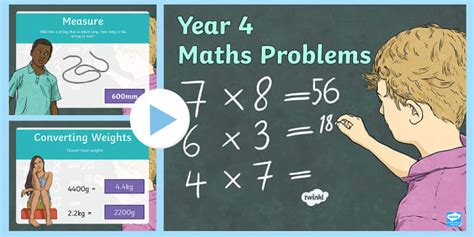 Year 4 Maths Procedural Problems PowerPoint (teacher made)