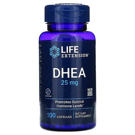 Life Extension - Dhea - 25 Mg - 100 Caps : Amazon.in: Health & Personal ...
