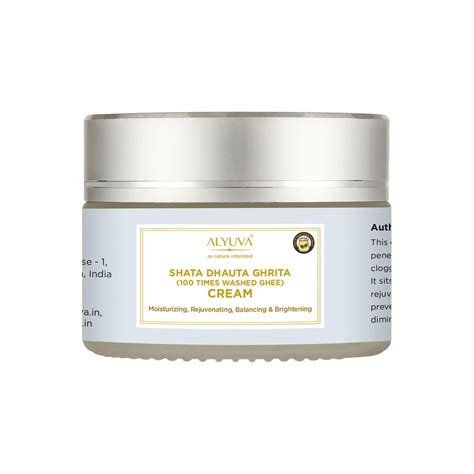 Alyuva Shata Dhauta Ghrita (100 times washed ghee) Cream, Anti Aging ...