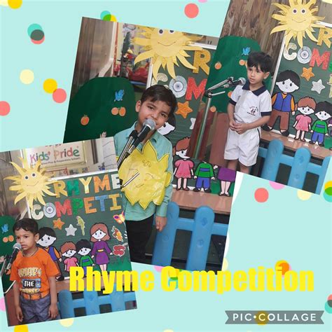 Rhyme Competition - Kids Pride School Jaipur