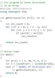 Count Inversions in Array - Algorithms - Computer Science Engineering ...
