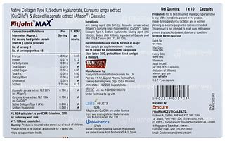 Fitjoint Max Capsule 10 - Uses, Side Effects, Dosage, Price | Truemeds