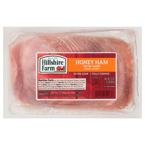 Hillshire Farm Ham, Extra Lean, Honey (32 oz) Delivery or Pickup Near Me - Instacart