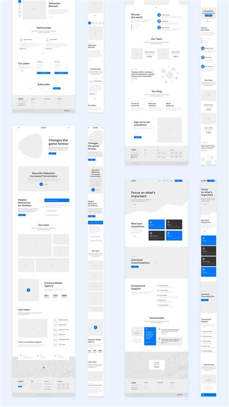 UX Design | Wireframe Design | Web Layout Design