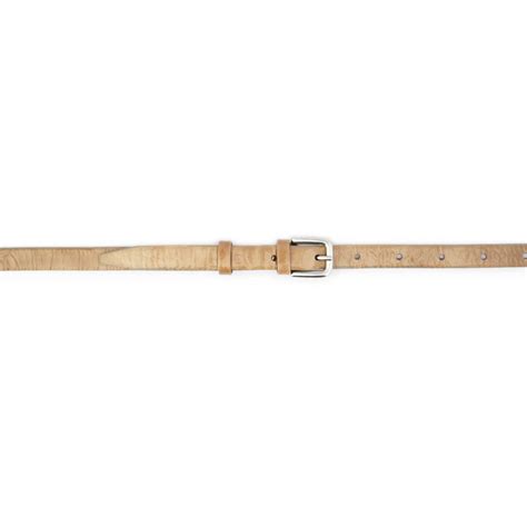 Buy Croco Skinny Brown Belt For Women | LeatherBeltsOnline.com