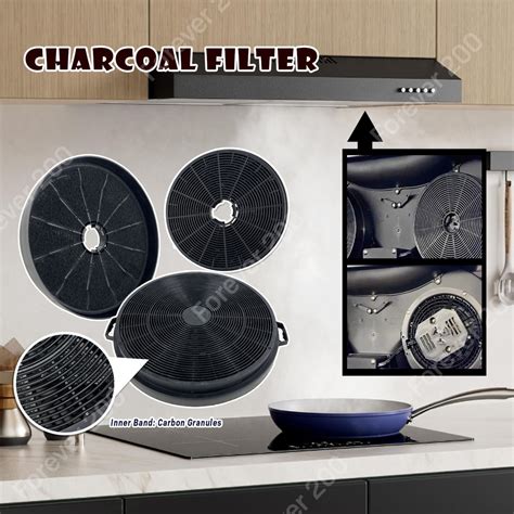 [1PC] Charcoal Filter Range Hood Vent Filter Carbon Filter Compatible ...