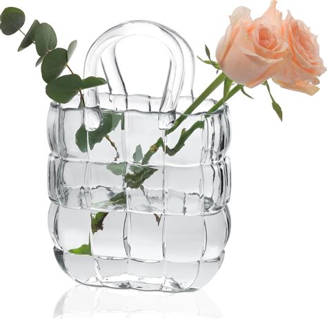Glass Handbag Vase