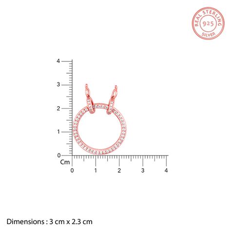 Anushka Sharma Rose Gold Forever Valentine Pendant with Link Chain ...