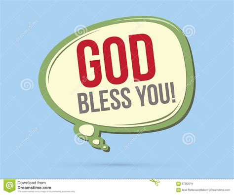 Bless you! stock vector. Illustration of catch, fictional - 35121064