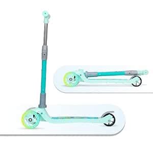 Colorpunch Kids Kick Scooter, LED Lighted Wheels and 3 Adjustable ...