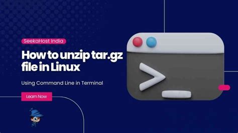 How to unzip tar.gz file in Linux using command line?
