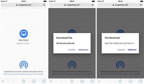 Using Snapdrop 的图像结果