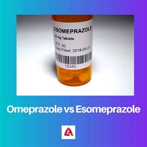 Omeprazol vs. Esomeprazol: Unterschied und Vergleich