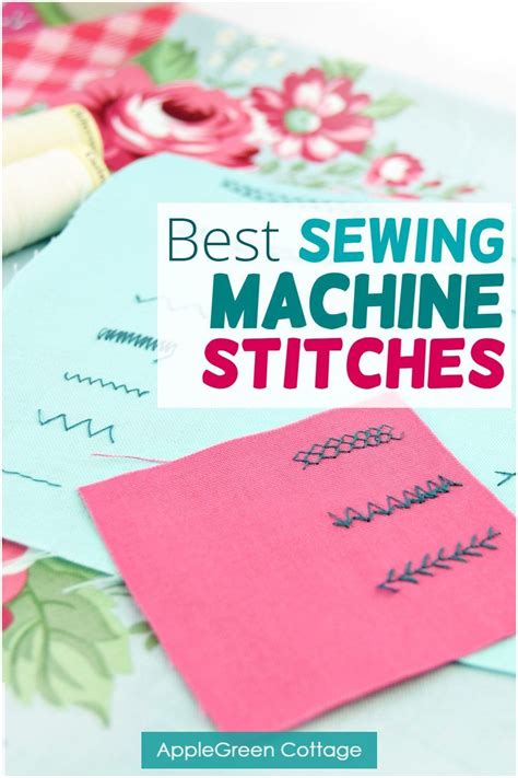 Image result for Sewing Machine Stitches Guide