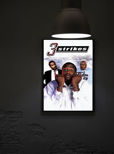 3 Strikes (2000) Movie Poster Movie Print, Hip Hop Movie Posters, Wall ...
