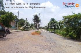 New BT road near houses in Kailash hills, Gajularamaram