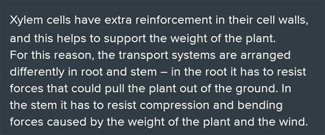 Describe physical forces in transportation of water in plants - Brainly.in