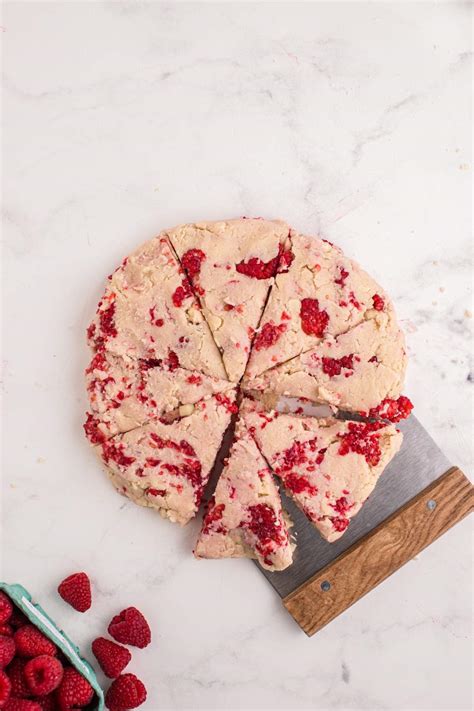 White Chocolate Raspberry Scones - xoxoBella