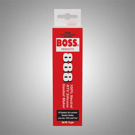 Boss 888 Neutral Rtv Silicone Gasket Maker Supplier from Ahmedabad