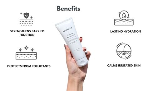 Normally Balance Moisturizer with Ceramides, Squalene, Hyaluronic Acid ...
