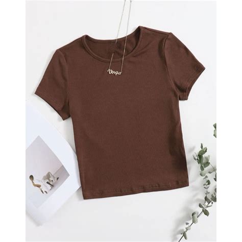 Angelcity Basic T Shirt Round Neck Short Sleeve Tee Tops | Shopee ...