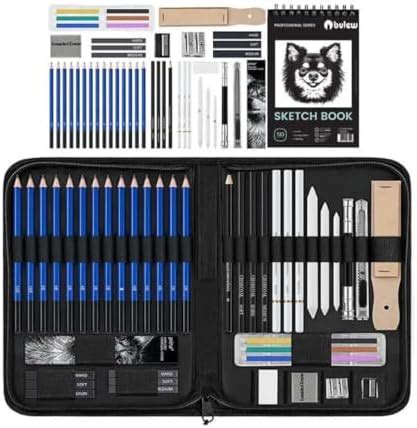 DaKos 29 Pieces Professional Sketching & Drawing Art Tool Kit with ...