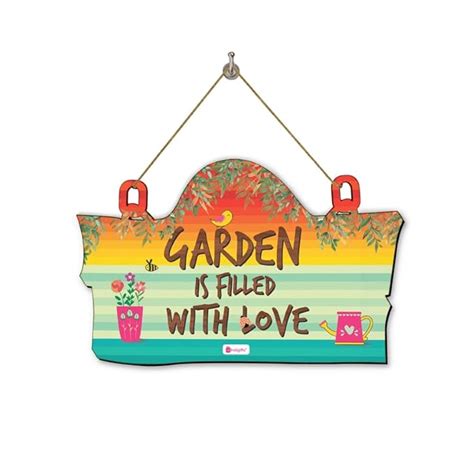 Indigifts Design Wooden Door Wall Hanging Family Funny Quirky Quote ...