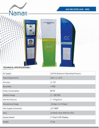 Tyre Inflators - Digital Tyre Inflator Manufacturer from Ahmedabad