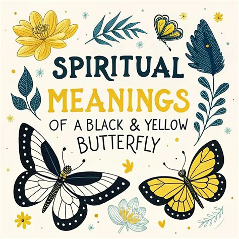 Spiritual Meanings & Symbolism Of A Black & Yellow Butterfly