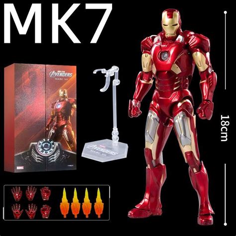 ZD Toys Marvel Iron Man MK42-50, War Machine & Tony India | Ubuy