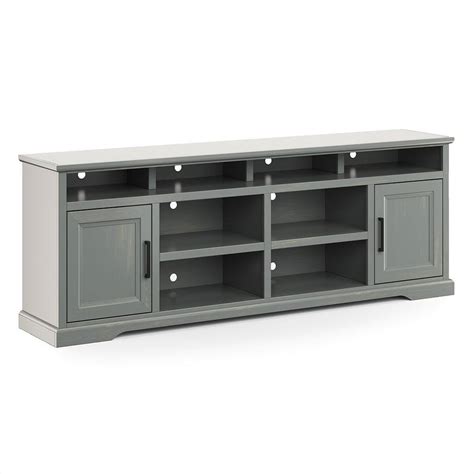 Bridgevine Home Cheyenne Mushroom TV Stand Fits TV's up to 98 in ...
