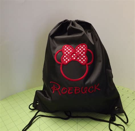 Custom Personalized Embroidered Disney Mickey or Minnie Cinch ...
