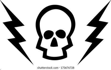 936 Skull Lightning Bolts Images, Stock Photos, 3D objects, & Vectors ...