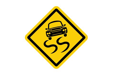 Image result for Slippery Pavement Sign