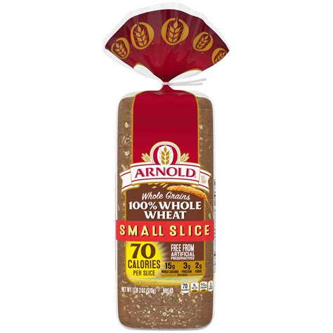 Arnold® Premium Breads | Small Slice 100% Whole Wheat