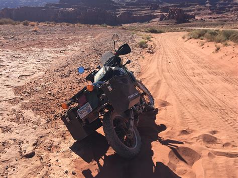 Nap time in Moab,UT yesterday. : r/klr650