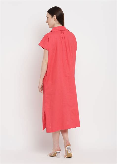 Linen Maxi Dress with Pockets – Shopbloom