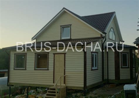 Новый дом каркасный 40х150мм, снаружи - блокхаус - Брусовая ...