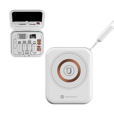 Portronics Smartpod 3 in 1 Wireless Charger with Multifunctional Cable ...