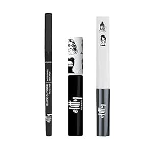 Buy Elitty Eye Gotta Feeling Ultimate Black 3 In 1 Eyeliner, Pencil ...