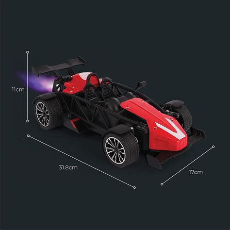 Buy Playzu F1 Remote Control Die Cast With Mist Spray Racing Car – Red ...