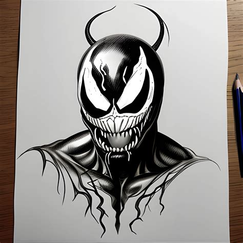 Image result for Venom Drawing Tutorial