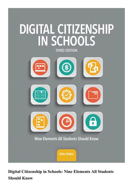 PPT - Digital Citizenship in Schools Nine Elements All Students Should Know PowerPoint ...