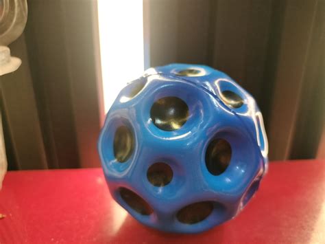 MF® Super Bouncy Rubber Moon Ball Toy for Kids and Adults with Craters ...