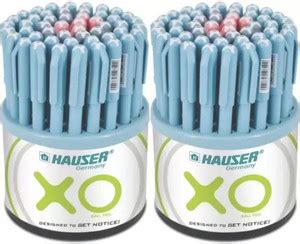 HAUSER Hauser XO 0.6mm Ball Pen |Low Viscosity Ink With Ultra Durable ...