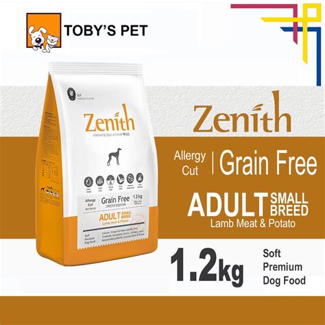 Zenith Small Breed Adult Lamb Meat and Potato Soft Kibble Dog Food ...
