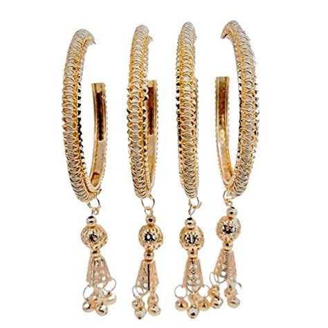 Buy JACKCLEEN Rose latkan gold Bangle Antique Bengle Traditional Bengle ...
