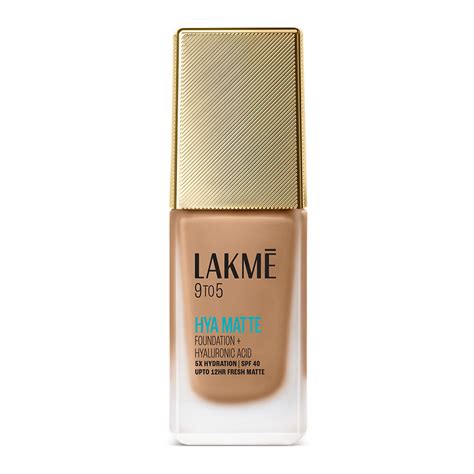 Lakmē 9to5 Hya Matte Foundation + Hyaluronic Acid