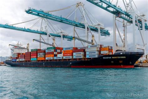 SEASPAN MONTEVIDEO, Container Ship - Details and current position - IMO ...