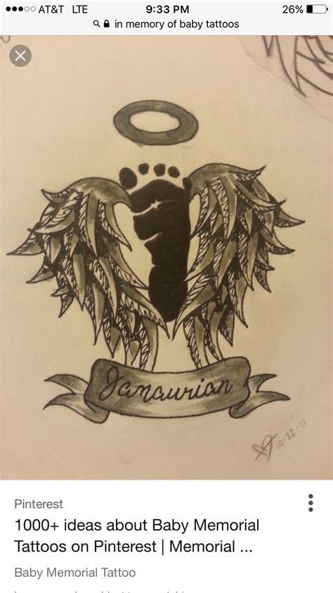 Pin by Erica Kennedy Young on tattoos | Baby memorial tattoos, Baby ...
